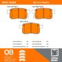 MPA 1000-1451M QB Semi-Metallic Brake Pads