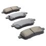 MPA 1000-1454M QB Semi-Metallic Brake Pads
