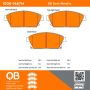 MPA 1000-1467M QB Semi-Metallic Brake Pads