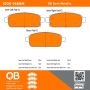 MPA 1000-1468M QB Semi-Metallic Brake Pads