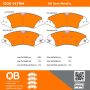 MPA 1000-1479M QB Semi-Metallic Brake Pads