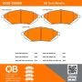 MPA 1000-1590M QB Semi-Metallic Brake Pads