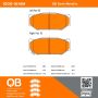 MPA 1000-1614M QB Semi-Metallic Brake Pads