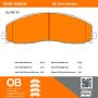 MPA 1000-1680M QB Semi-Metallic Brake Pads