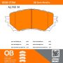 MPA 1000-1711M QB Semi-Metallic Brake Pads