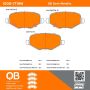 MPA 1000-1719M QB Semi-Metallic Brake Pads