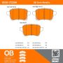 MPA 1000-1722M QB Semi-Metallic Brake Pads