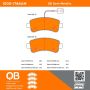 MPA 1000-1746AM QB Semi-Metallic Brake Pads