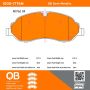MPA 1000-1774M QB Semi-Metallic Brake Pads