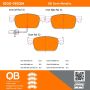 MPA 1000-1953M QB Semi-Metallic Brake Pads