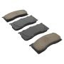 MPA 1001-0011C Quality-Built Premium Ceramic Brake Pads