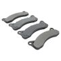 MPA 1001-0020M Quality-Built Premium Semi-Metallic Brake Pads