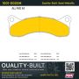 MPA 1001-0020M Quality-Built Premium Semi-Metallic Brake Pads