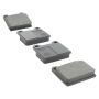 MPA 1001-0031M Quality-Built Premium Semi-Metallic Brake Pads