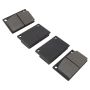 MPA 1001-0043M Quality-Built Premium Semi-Metallic Brake Pads