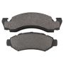 MPA 1001-0050M Quality-Built Premium Semi-Metallic Brake Pads w/ Hardware