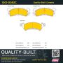 MPA 1001-0052C Quality-Built Premium Ceramic Brake Pads w/ Hardware