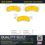 MPA 1001-0052M Quality-Built Premium Semi-Metallic Brake Pads w/ Hardware