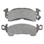 MPA 1001-0052M Quality-Built Premium Semi-Metallic Brake Pads w/ Hardware