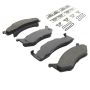 MPA 1001-0123C Quality-Built Premium Ceramic Brake Pads w/ Hardware