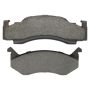 MPA 1001-0123C Quality-Built Premium Ceramic Brake Pads w/ Hardware