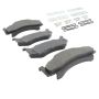 MPA 1001-0123M Quality-Built Premium Semi-Metallic Brake Pads w/ Hardware