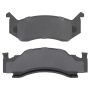MPA 1001-0123M Quality-Built Premium Semi-Metallic Brake Pads w/ Hardware
