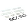 MPA 1001-0123M Quality-Built Premium Semi-Metallic Brake Pads w/ Hardware