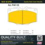 MPA 1001-0137M Quality-Built Premium Semi-Metallic Brake Pads w/ Hardware