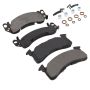 MPA 1001-0153M Quality-Built Premium Semi-Metallic Brake Pads w/ Hardware