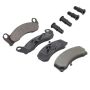 MPA 1001-0199M Quality-Built Premium Semi-Metallic Brake Pads w/ Hardware