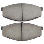 MPA 1001-0207C Quality-Built Premium Ceramic Brake Pads w/ Hardware