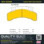 MPA 1001-0224M Quality-Built Premium Semi-Metallic Brake Pads w/ Hardware