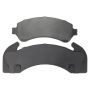 MPA 1001-0225M Quality-Built Premium Semi-Metallic Brake Pads