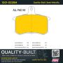 MPA 1001-0228M Quality-Built Premium Semi-Metallic Brake Pads w/ Hardware