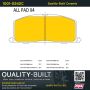 MPA 1001-0242C Quality-Built Premium Ceramic Brake Pads w/ Hardware