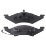 MPA 1001-0257M Quality-Built Premium Semi-Metallic Brake Pads w/ Hardware