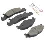 MPA 1001-0259M Quality-Built Premium Semi-Metallic Brake Pads w/ Hardware