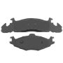 MPA 1001-0259M Quality-Built Premium Semi-Metallic Brake Pads w/ Hardware