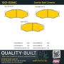 MPA 1001-0266C Quality-Built Premium Ceramic Brake Pads w/ Hardware