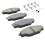 MPA 1001-0303M Quality-Built Premium Semi-Metallic Brake Pads w/ Hardware