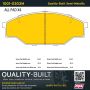 MPA 1001-0303M Quality-Built Premium Semi-Metallic Brake Pads w/ Hardware