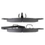 MPA 1001-0324M Quality-Built Premium Semi-Metallic Brake Pads w/ Hardware
