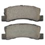 MPA 1001-0325C Quality-Built Premium Ceramic Brake Pads w/ Hardware
