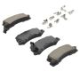 MPA 1001-0325M Quality-Built Premium Semi-Metallic Brake Pads w/ Hardware