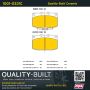 MPA 1001-0331C Quality-Built Premium Ceramic Brake Pads