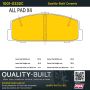 MPA 1001-0332C Quality-Built Premium Ceramic Brake Pads w/ Hardware