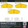 MPA 1001-0333M Quality-Built Premium Semi-Metallic Brake Pads w/ Hardware