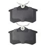 MPA 1001-0340C Quality-Built Premium Ceramic Brake Pads