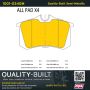 MPA 1001-0340M Quality-Built Premium Semi-Metallic Brake Pads